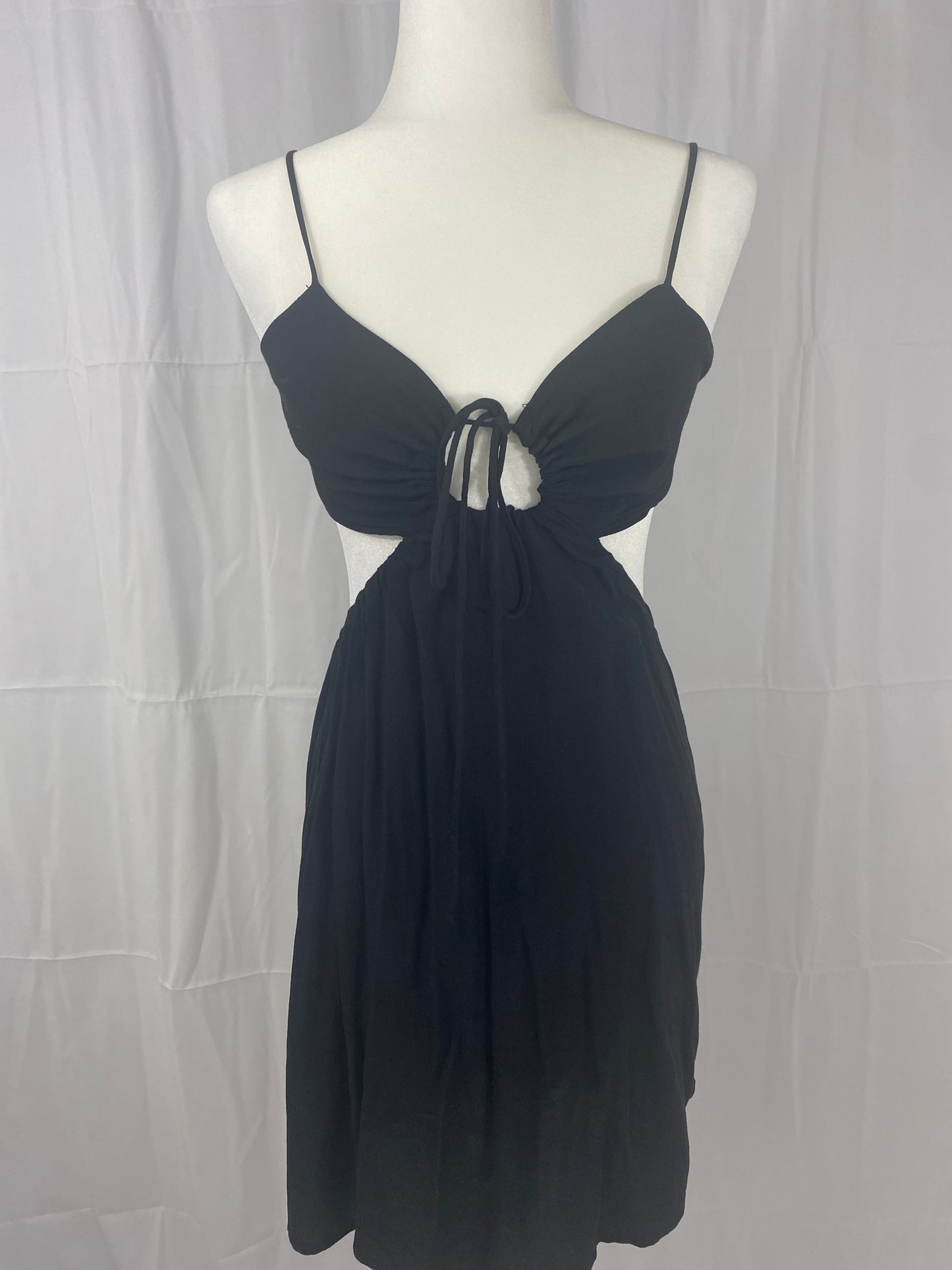 Black cutout dress