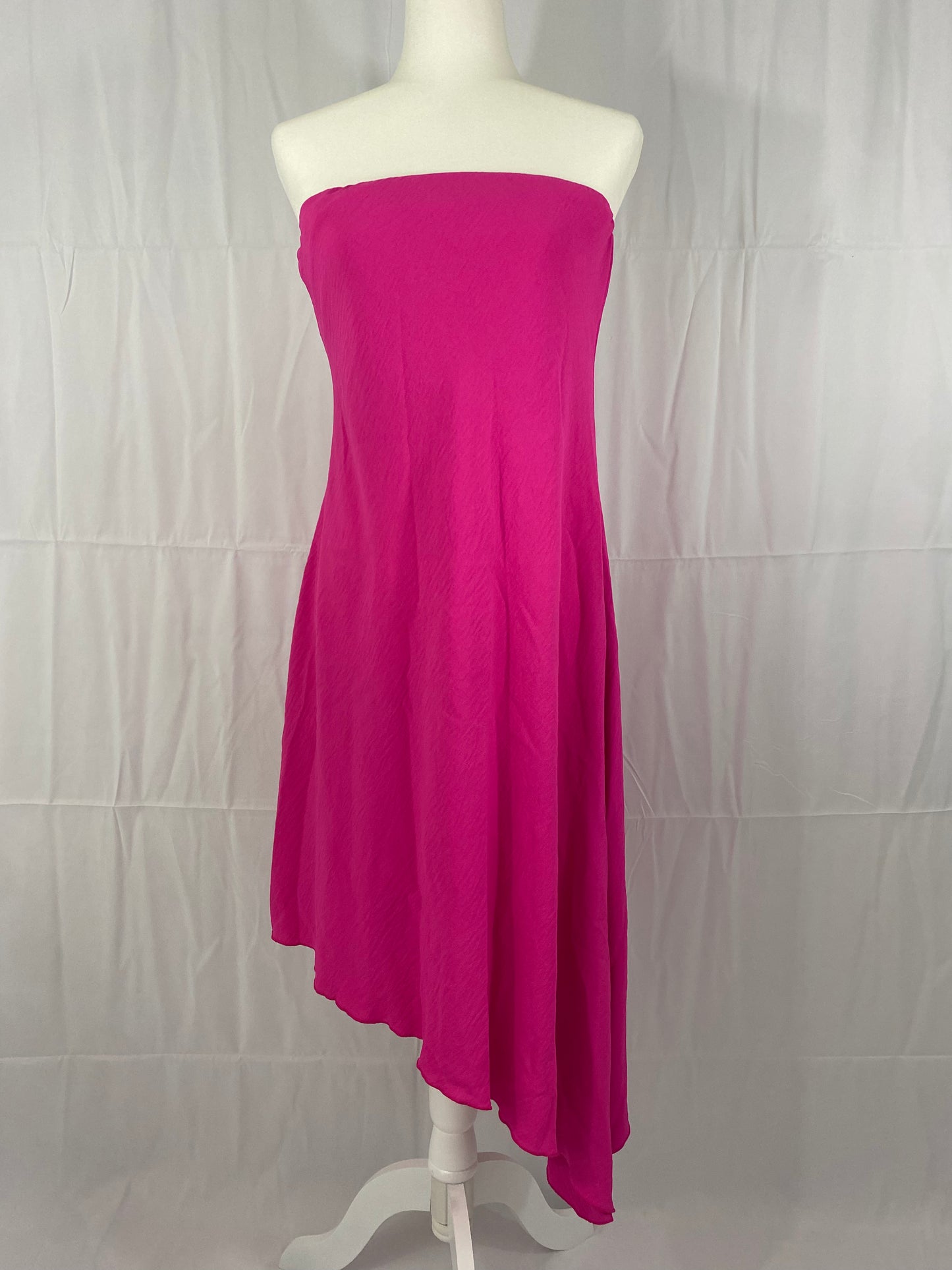 Pink Asymmetrical Dress